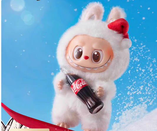 100% Authentic- Pop Mart x Coca-Cola | Labubu Monster Series- Vinyl Plush Pendant -Surprise Shake