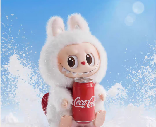 100% Authentic- Pop Mart x Coca-Cola | Labubu Monster Series- Vinyl Face - Happy Factor